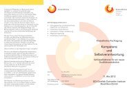 Kompetenz und Selbstverantwortung - von Kinaesthetics Schweiz