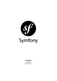 Symfony 2.1 Book