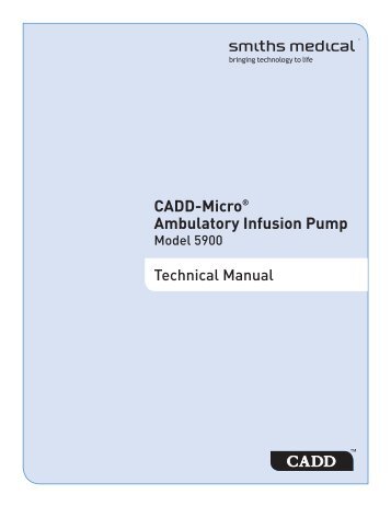 CADD-Micro® Ambulatory Infusion Pump - Smiths Medical