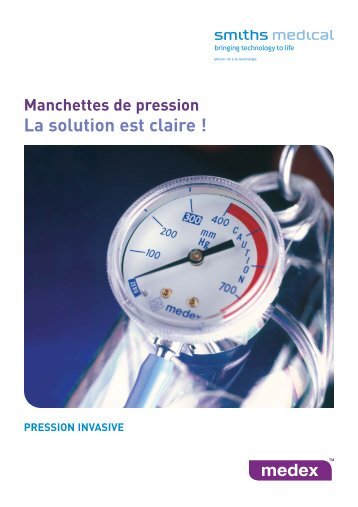 manchettes de pression C-Fusor - Smiths Medical