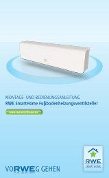 Montage- und Bedienungsanleitung RWE SmartHome ...