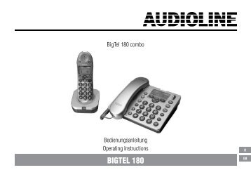BIGTEL 180 combo - Audioline