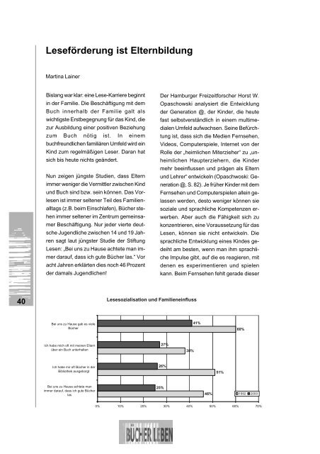 BÜCHER LEBEN Ein Projekt zur Förderung der Zusammenarbeit ...