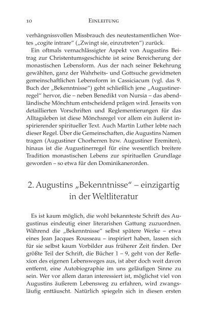 Die Bekenntnisse des heiligen Augustinus - marixverlag.de