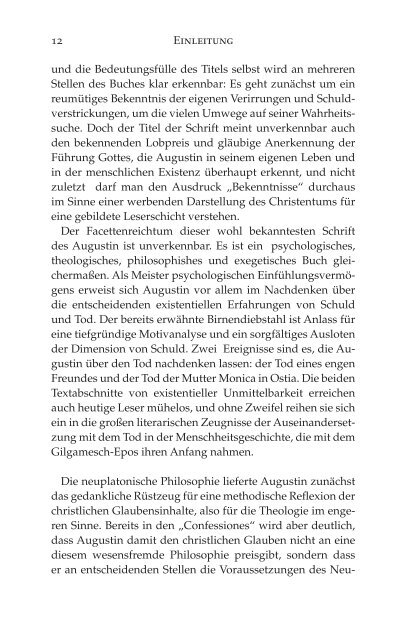 Die Bekenntnisse des heiligen Augustinus - marixverlag.de