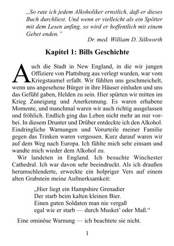 Kapitel 1: Bills Geschichte - AA - GSO Watch