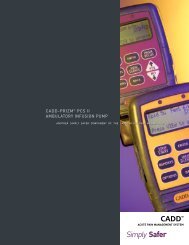 Cadd-prizm pcs ii - Smiths Medical