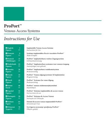 40-5124-24C IFU, ProPort.indd - Smiths Medical