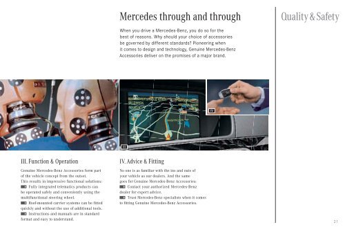 Genuine Mercedes-Benz Accessories - Mercedes-Benz USA