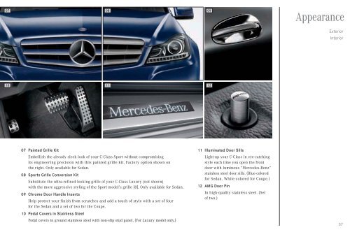 Genuine Mercedes-Benz Accessories - Mercedes-Benz USA