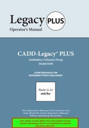 Legacy® PLUS - Smiths Medical