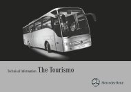 Technical Information The Tourismo - Mercedes-Benz