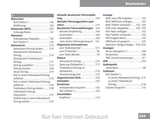 W211 - Comand APS (NTG1)