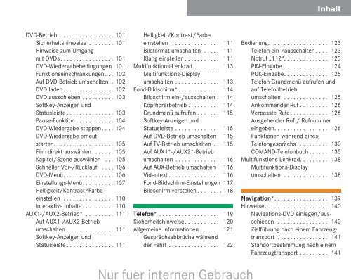 W211 - Comand APS (NTG1)