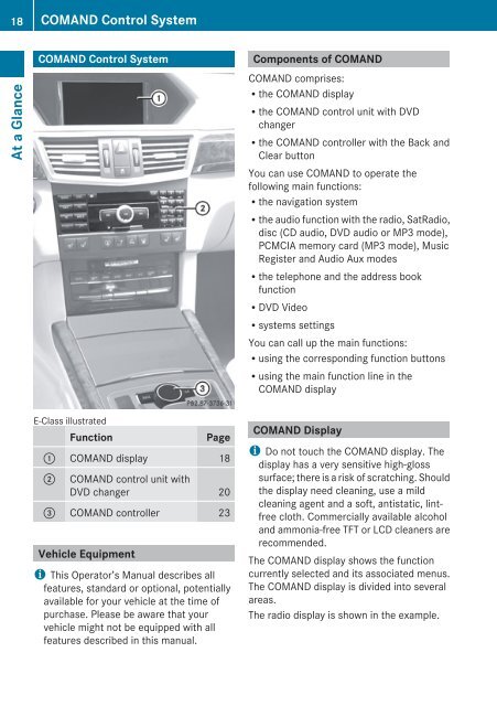 COMAND - Mercedes Benz USA