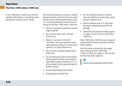 Mercedes-Benz SLR McLaren. Operator's Manual.