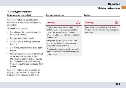 Mercedes-Benz SLR McLaren. Operator's Manual.