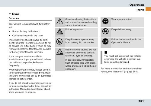 Mercedes-Benz SLR McLaren. Operator's Manual.