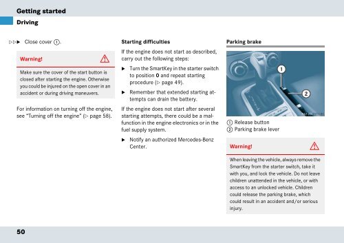 Mercedes-Benz SLR McLaren. Operator's Manual.