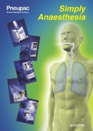 Pneupac Anaesthesia Range - Smiths Medical