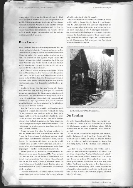 Cthulhu für Einsteiger (PDF) - Pegasus Spiele