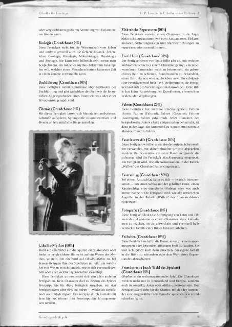 Cthulhu für Einsteiger (PDF) - Pegasus Spiele