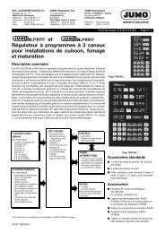 Régulateur à programmes à 3 canaux pour ... - Jumo Automation