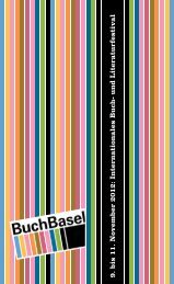 9. bis 11. November 2012: Internationales Buch- und ... - BuchBasel