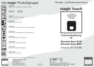 magic touch Funk-Fernbedienung für Mercedes-Benz W124 - ITM.org