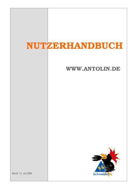 Antolin Benutzerhandbuch
