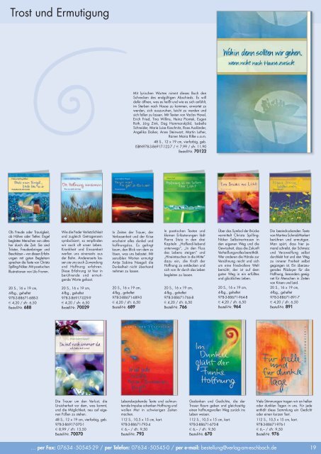 Gesamtverzeichnis Bücher 2013 - Verlag am Eschbach