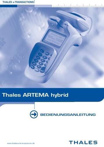Hypercom Artema Hybrid - Bedienungsanleitung