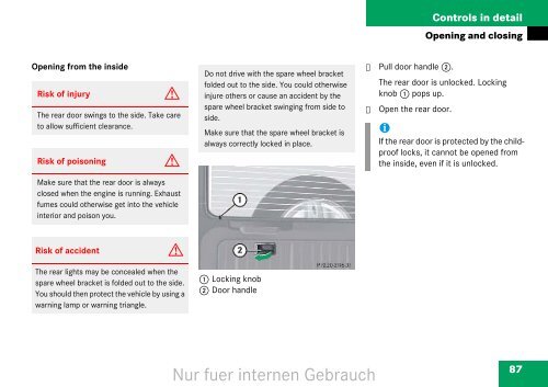 G-Class Owner's Manual - Mercedes G-Class, G-Wagon, G500, G55 ...