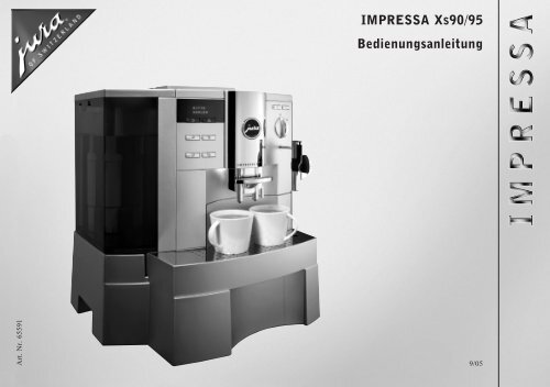 IMPRESSA XS90/95 Bedienungsanleitung - STOLL Espresso