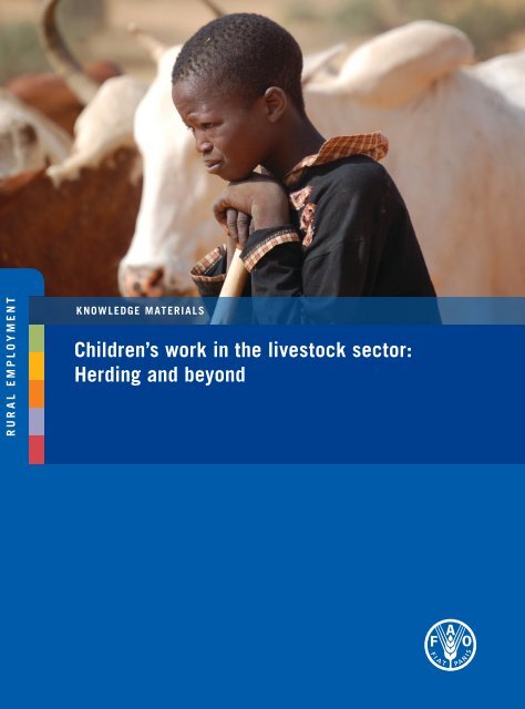 Children’s work in the livestock sector: Herding and beyond