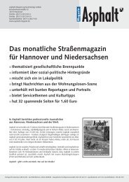 Das monatliche Straßenmagazin für Hannover ... - Asphalt Magazin