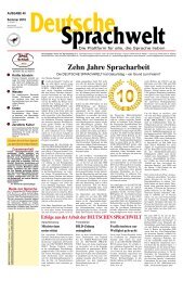 PDF 40 - Deutsche Sprachwelt