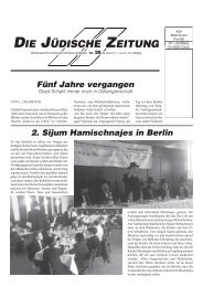 Nummer 26 (01.07.11) - Die Jüdische Zeitung