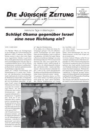 Nummer 21 (27.05.11) - Die Jüdische Zeitung