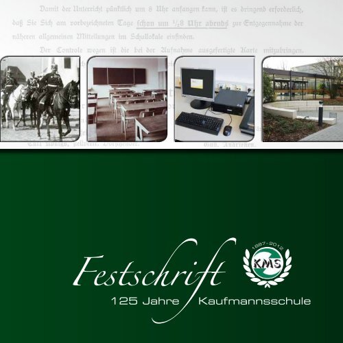 Festschrift Berufskolleg Kaufmannsschule Der Stadt Krefeld