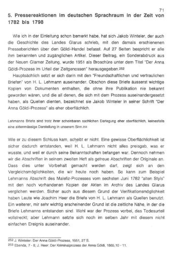 5. Pressereaktionen im deutschen Sprachraum in ... - Historicum.net