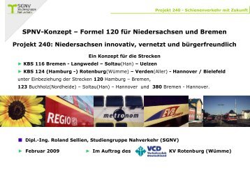 SPNV-Konzept – Formel 120 für Niedersachsen und Bremen - VCD