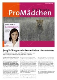 Neu und druckfrisch ProMädchen Zeitung