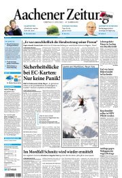Aachener Zeitung - Redeker Sellner Dahs