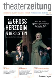 Theaterzeitung Februar 2013 - Theater Hagen