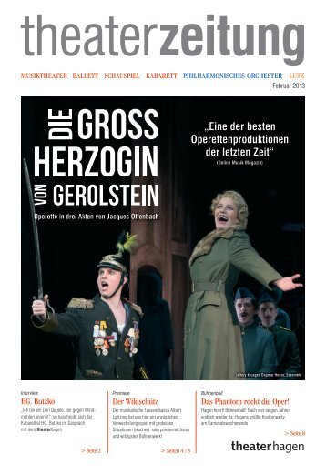 Theaterzeitung Februar 2013 - Theater Hagen