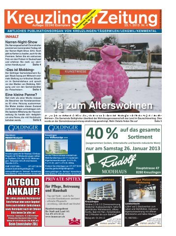Ausgabe 4 - Kreuzlinger-zeitung.ch
