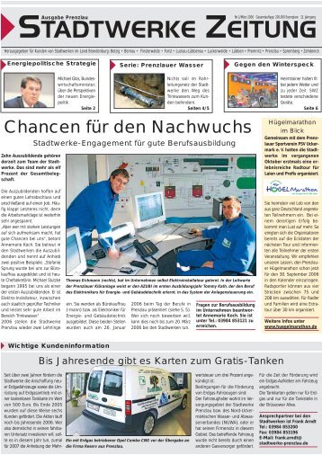 STADTWERKE ZEITUNG - Stadtwerke Prenzlau GmbH