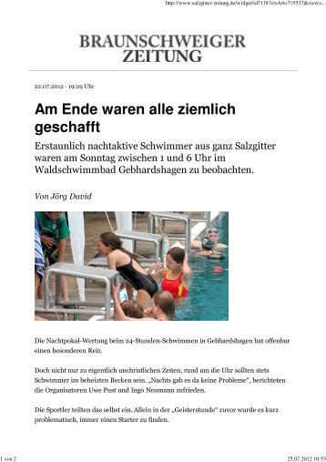 Salzgitter-Zeitung auf newsclick