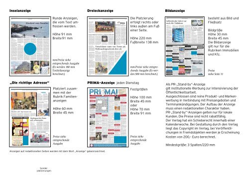 Nordkurier-Preisliste jetzt downloaden!